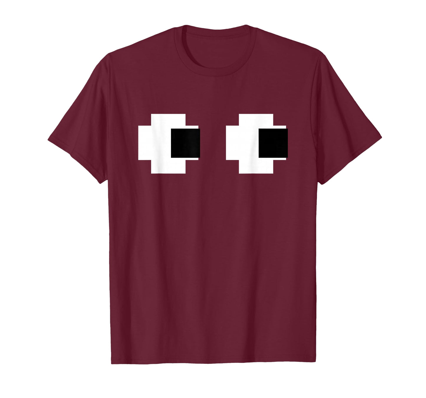 Retro Arcade Video Game Ghost Eyes Halloween Group Costume T-Shirt