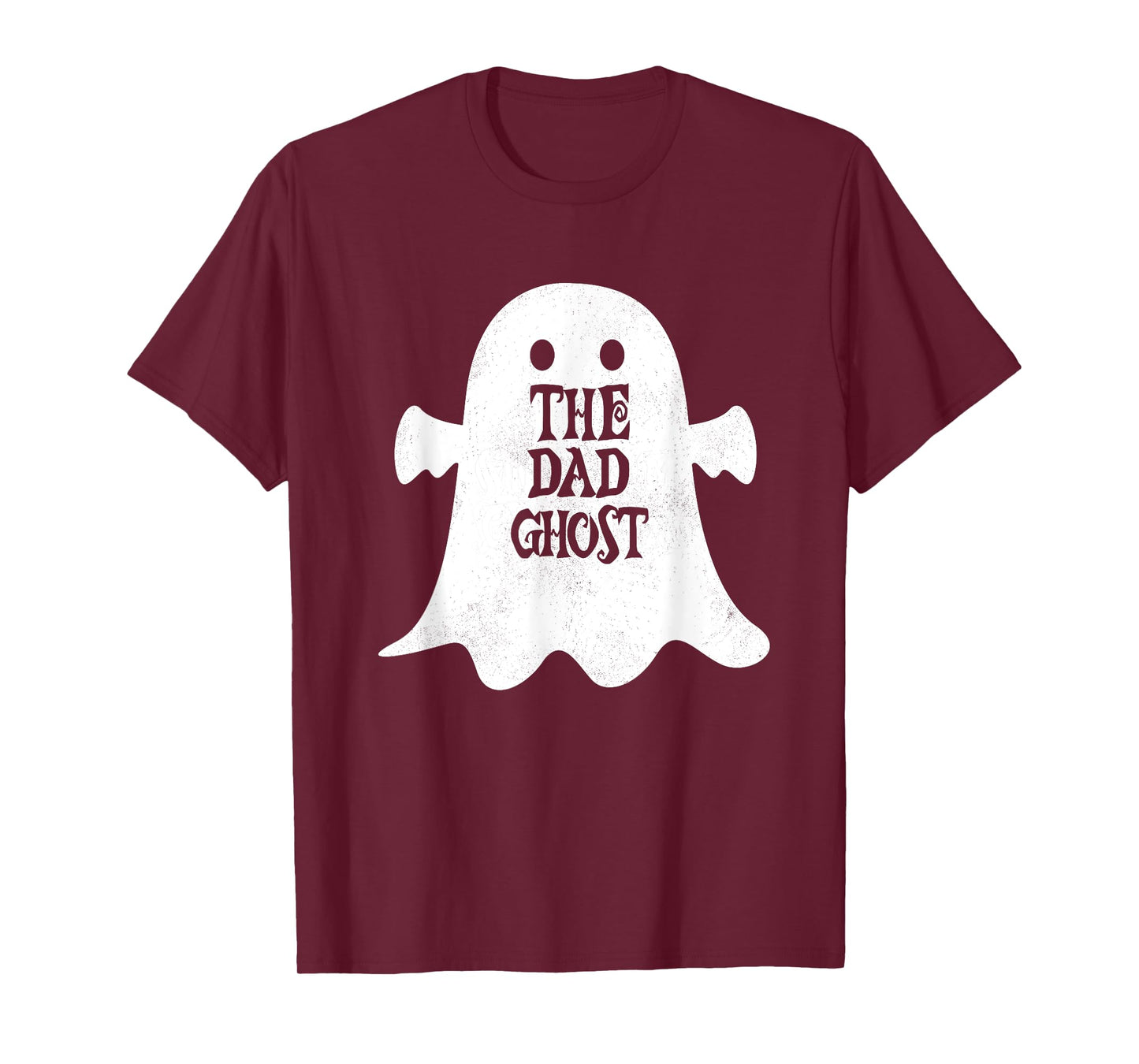 Dad Ghost Matching Family Group Halloween Party T-Shirt