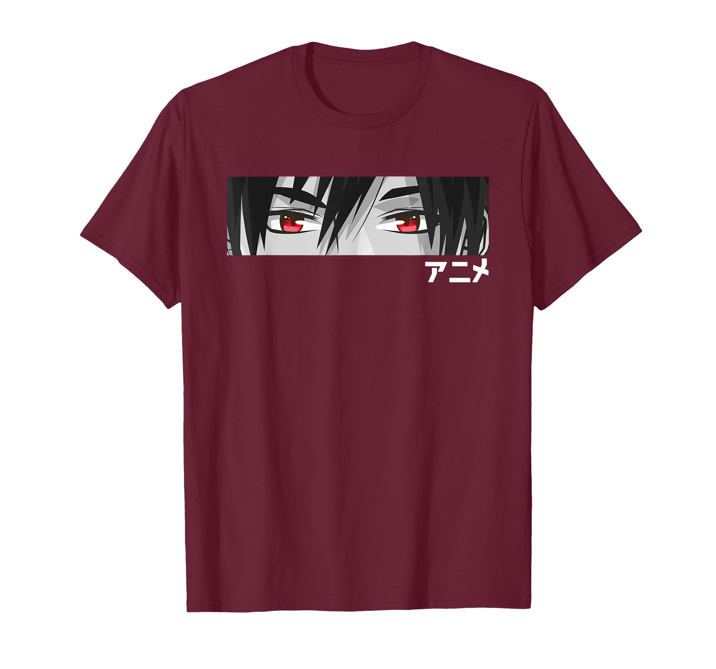 Anime in Japanese Characters Kawaii Eyes Face T-Shirt