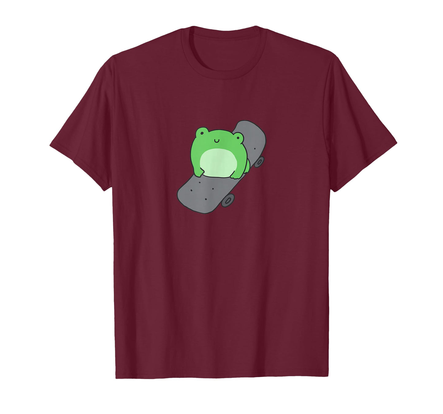 Cute Frog and Skateboard Kawaii Aesthetic Frog T-Shirt