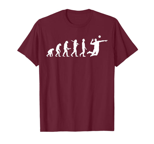 Volleyball Evolution - Volleyball Player T-Shirt