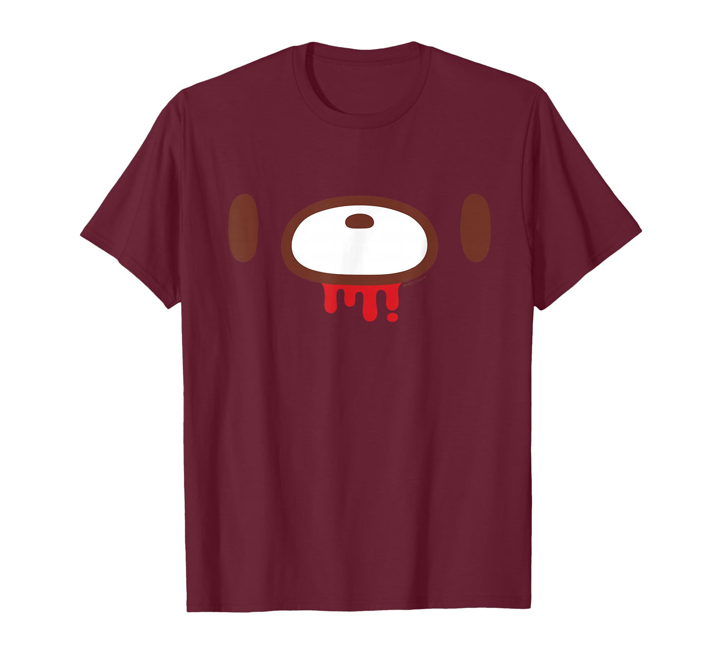 Gloomy Bear The Naughty Grizzly Face Print Anime Manga T-Shirt