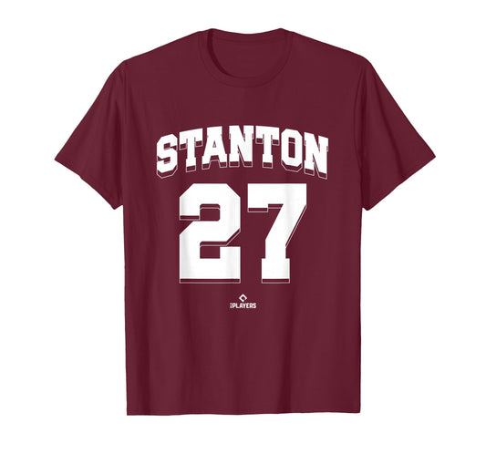 Giancarlo Stanton 27 New York MLBPA T-Shirt