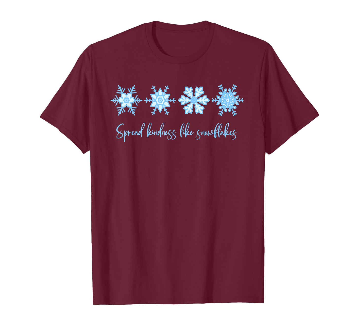 Spread Kindness Like Snowflakes Christmas Mental Health T-Shirt