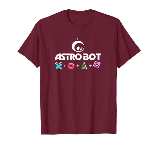 Astro Bot Rescue Mission PlayStation Symbols Video Game T-Shirt