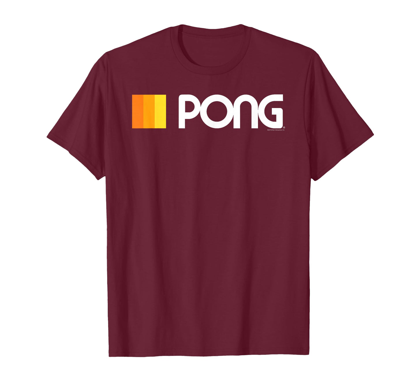 ATARI White Type Pong T-Shirt