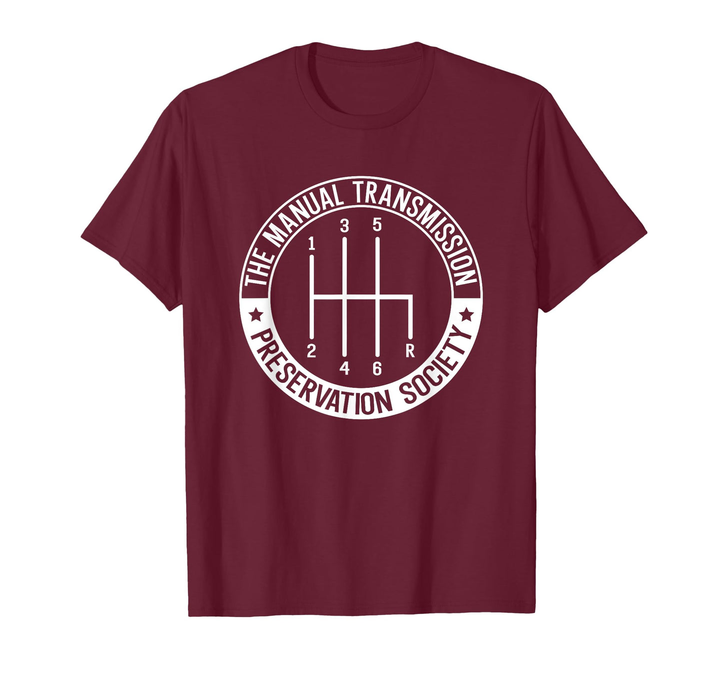 Reservation Society Gearbox Car Stick Manual Transmission T-Shirt