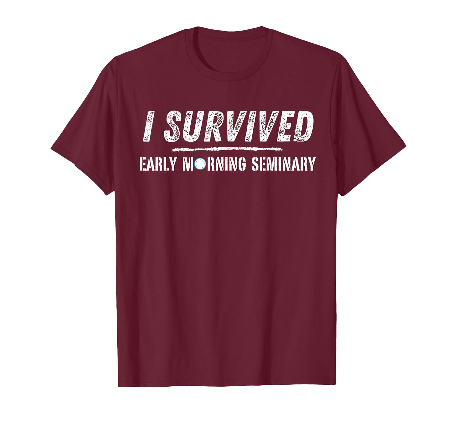 LDS Early Morning Seminary I Survived T-Shirt