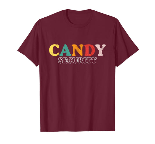 Funny Candy Security | Halloween Party T-Shirt