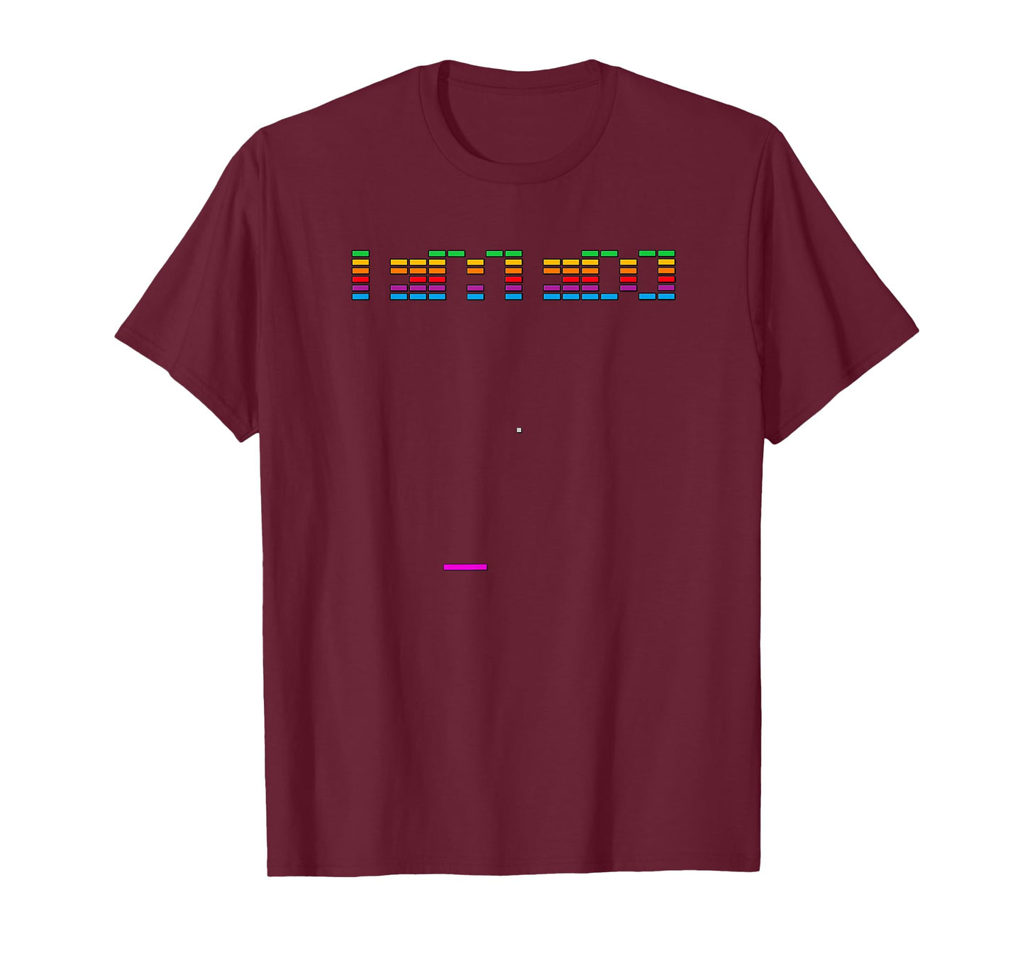 FAFO Retro 8-bit Block-Breaker Ball & Paddle Pixel Art Gamer T-Shirt