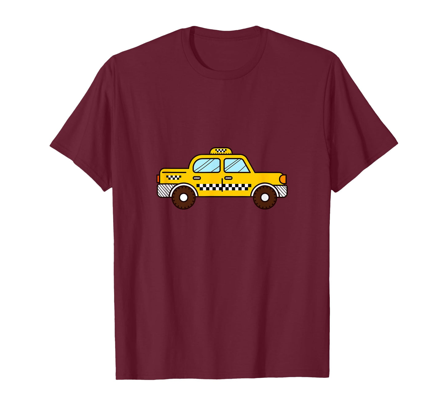 Cool The NYC Yellow Taxi Cartoon Illustration Graphic Funny T-Shirt