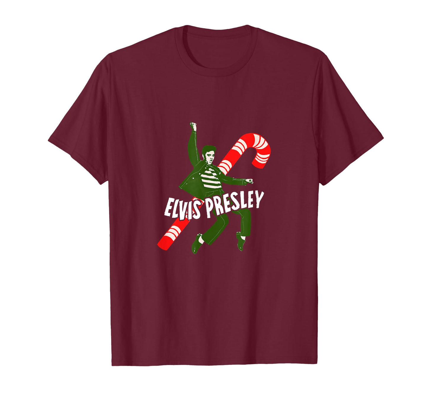 Elvis Candy Cane T-Shirt