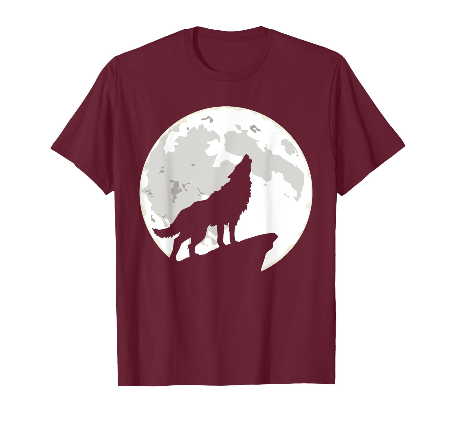 Wolf Howling At The Moon T-Shirt