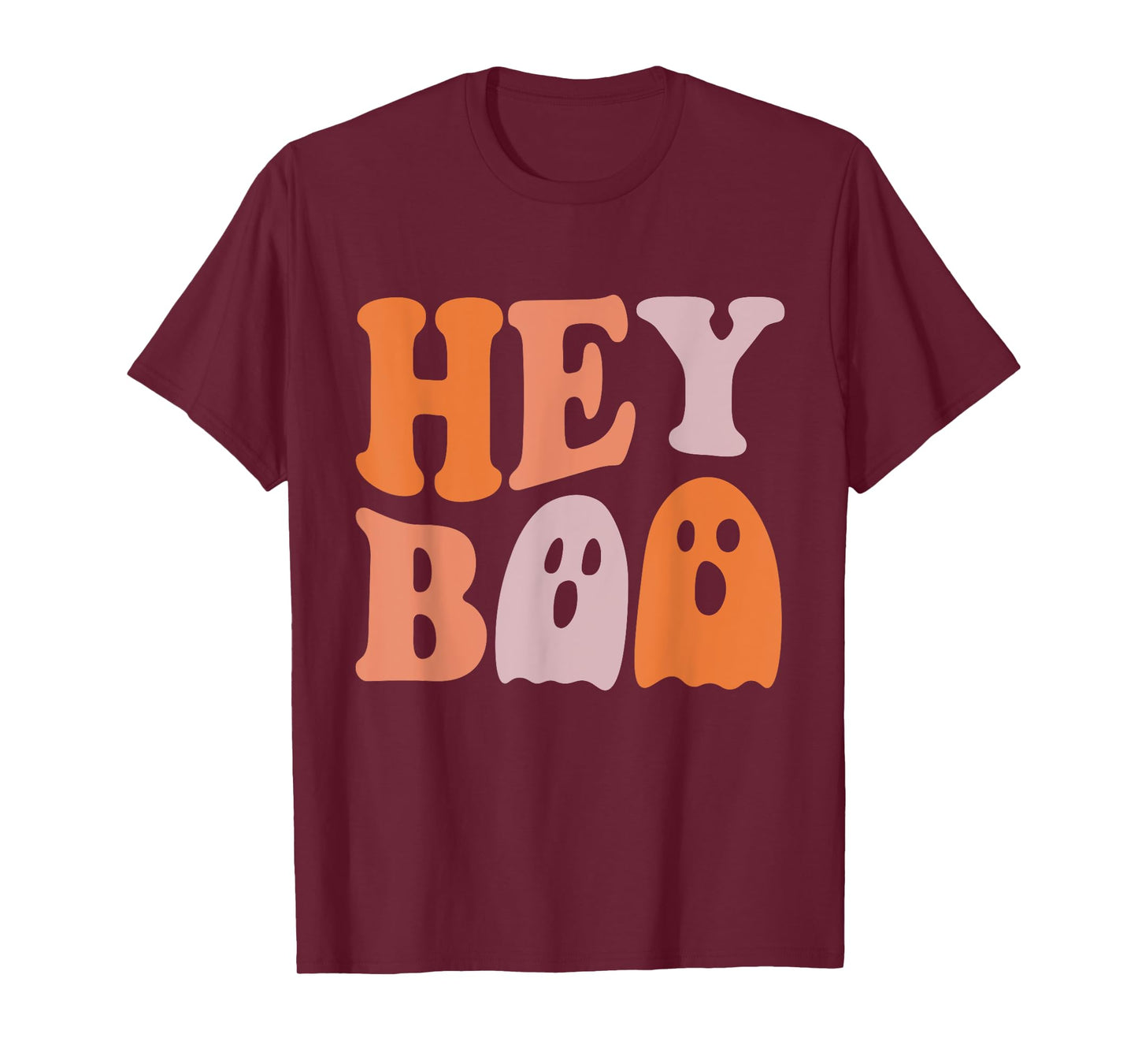 Hey Boo Funny Ghost Halloween Ghost T-Shirt