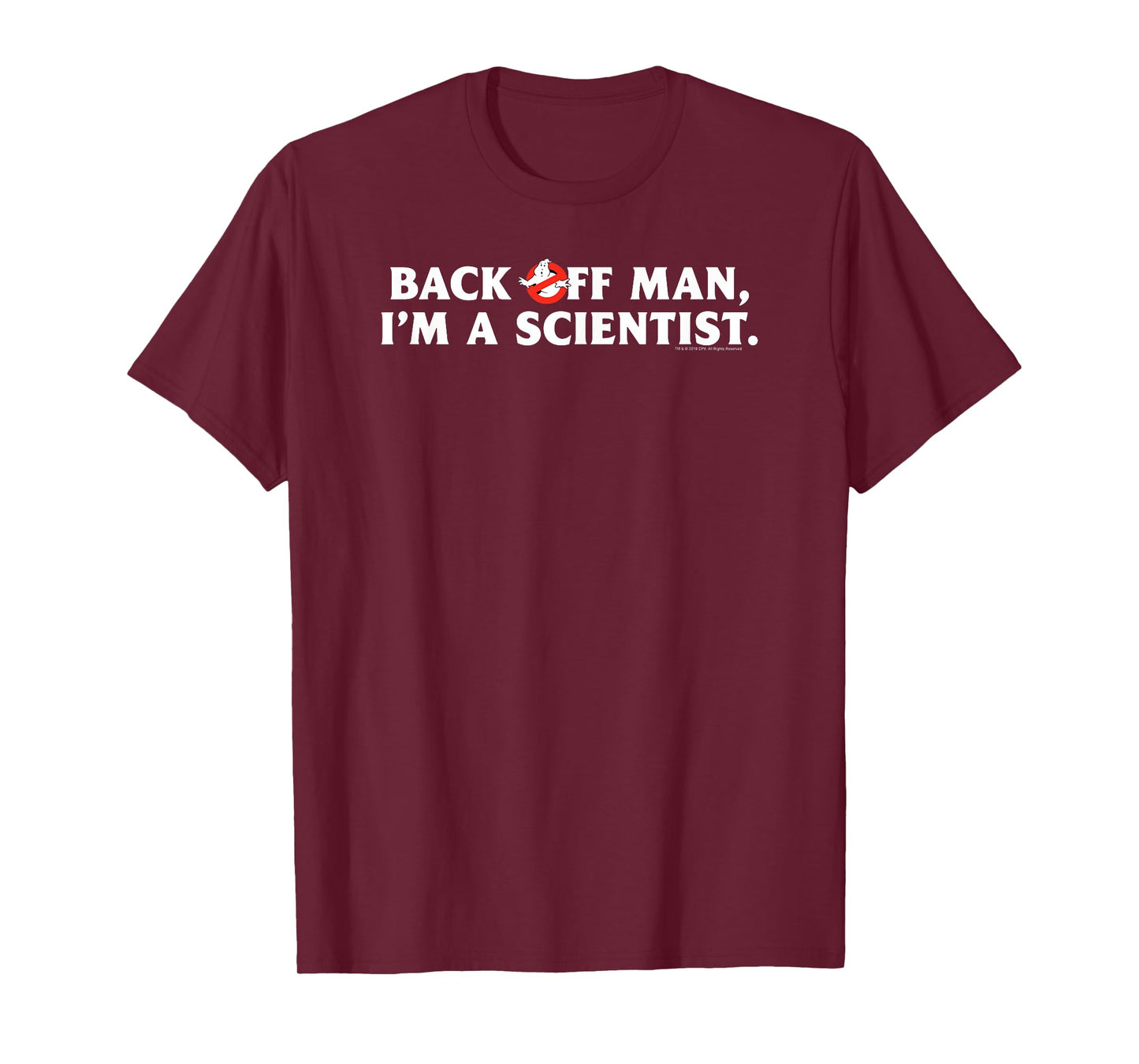 Ghostbusters Back Off Man I'm a Scientist Funny Retro Movie T-Shirt