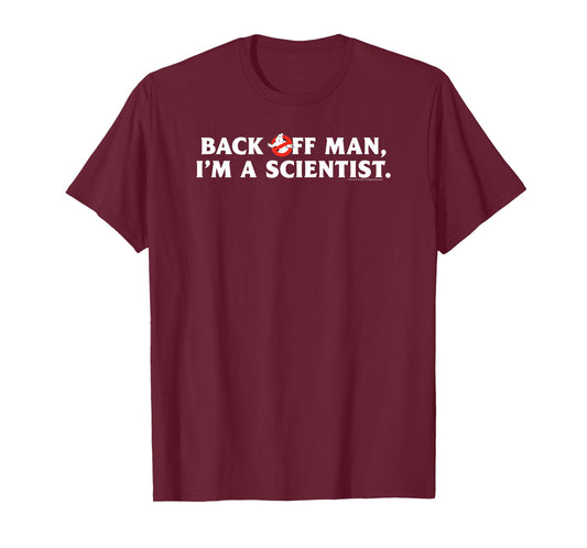 Ghostbusters Back Off Man I'm a Scientist Funny Retro Movie T-Shirt
