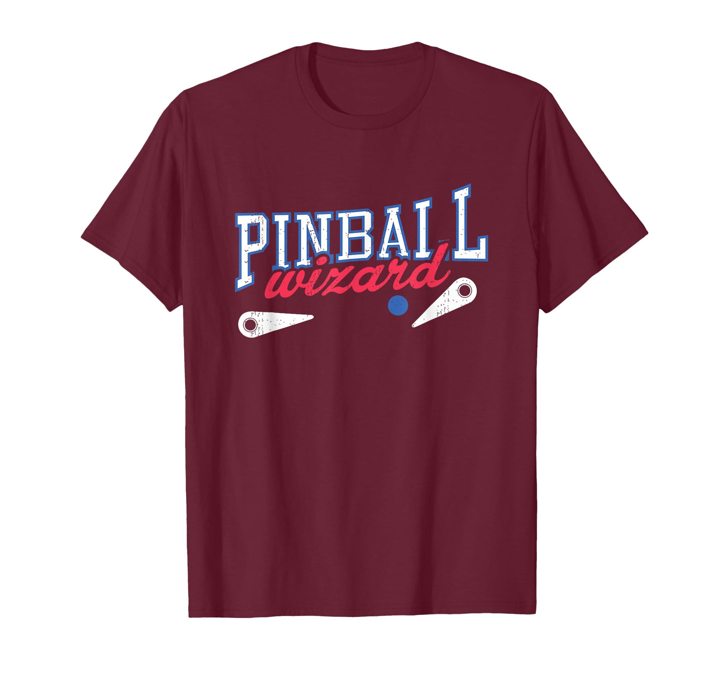 Retro Pinball Wizard Print Tshirt Arcade Game Lover T Shirt T-Shirt