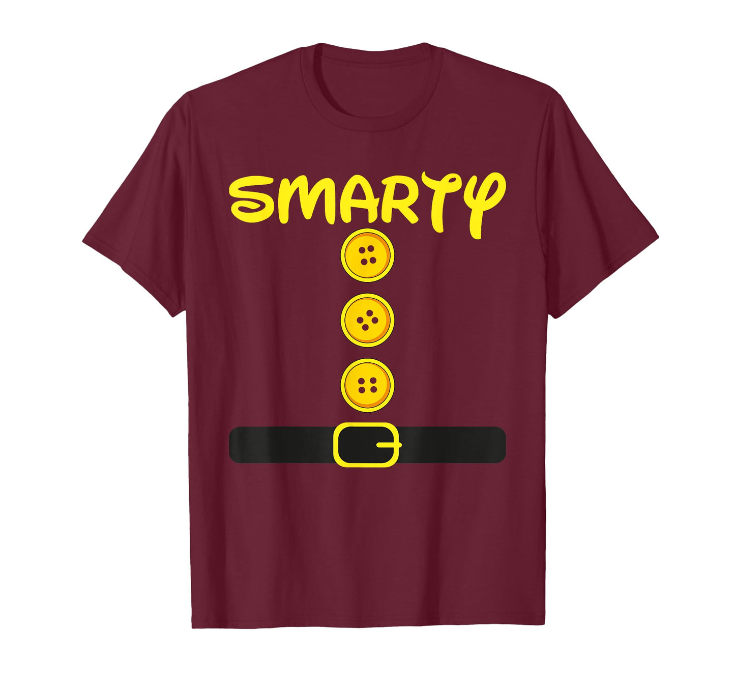 Smarty Dwarf Costume Color Family Matching Dwarf Halloween T-Shirt