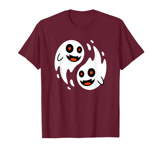 Spooky Halloween Ghost-Scary Ghost Halloween Men Women Kids T-Shirt