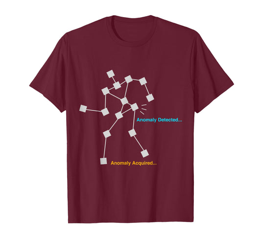 Ghost Hunting SLS Paranormal Spirit Funny Anomaly Detected T-Shirt