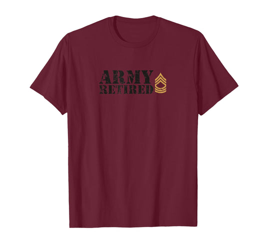 Army Master Sergeant (MSG) Retired T-Shirt