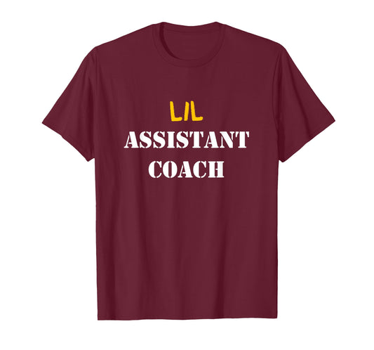 Kids Lil Assistant Coach - Kid Helper Team Sports T-Shirt