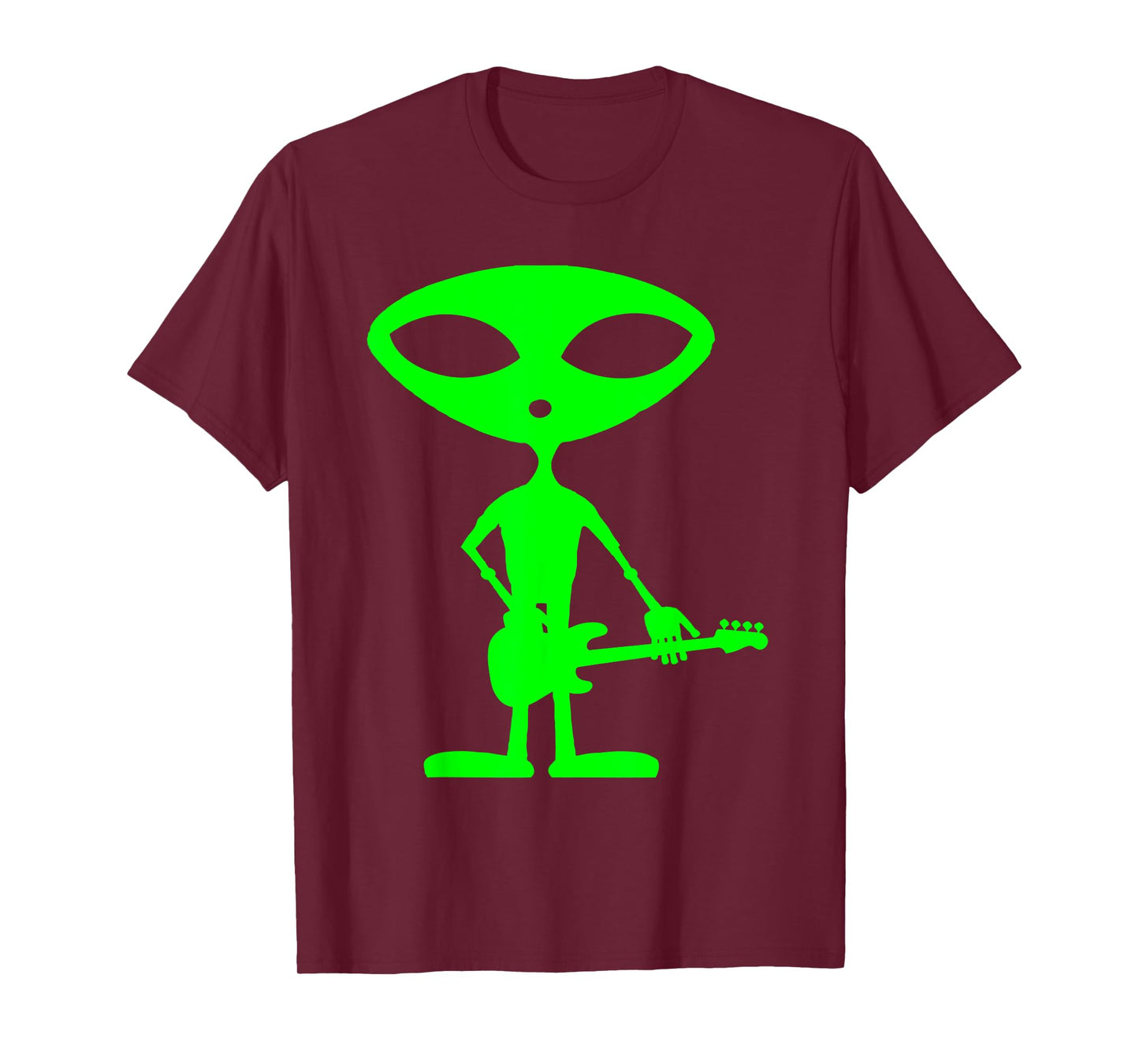 Alien Bassist Funny Bass Guitar Player T-Shirt