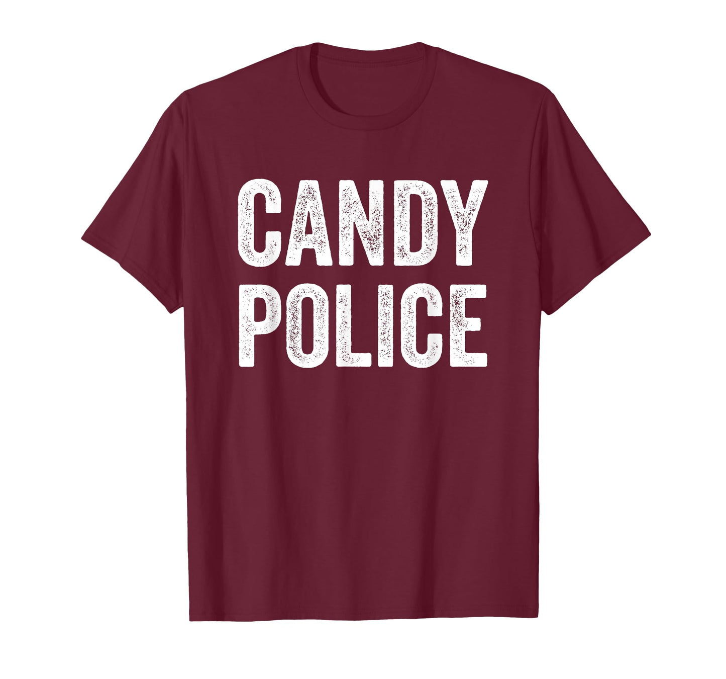 Candy Police Mom Dad Parents Fun Costume For Halloween T-Shirt