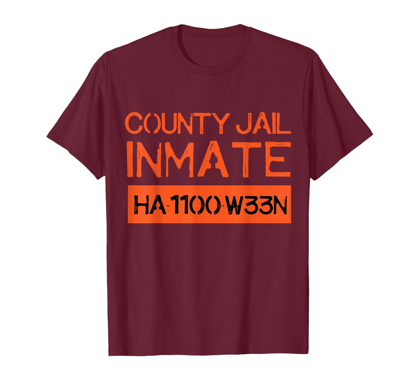 Country Jail Inmate Prison Costume Easy T-Shirt