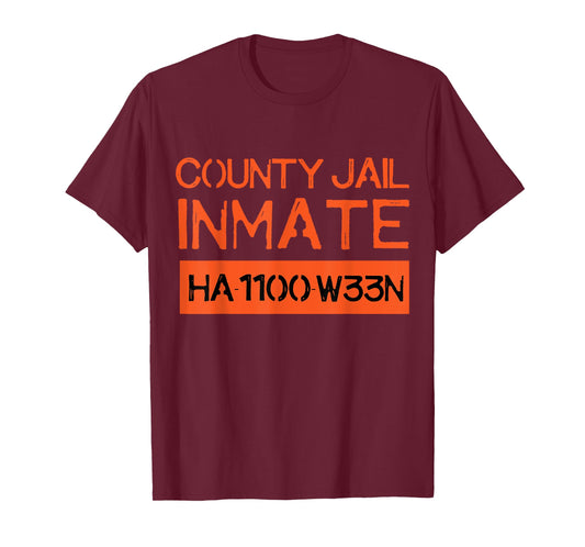 Country Jail Inmate Prison Costume Easy T-Shirt