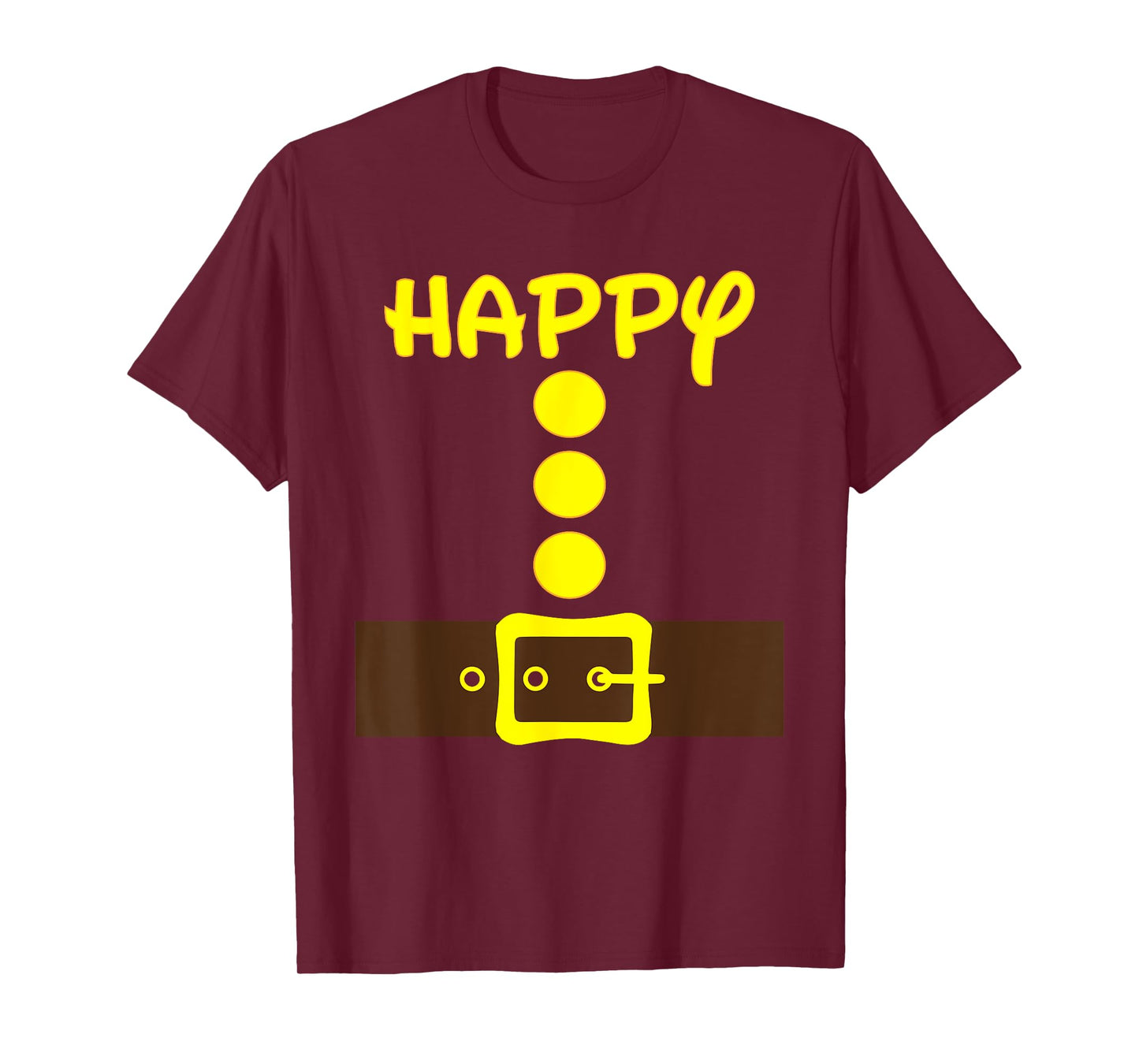 Dwarf Easy Halloween Men Women Kids Color Costume Matching T-Shirt