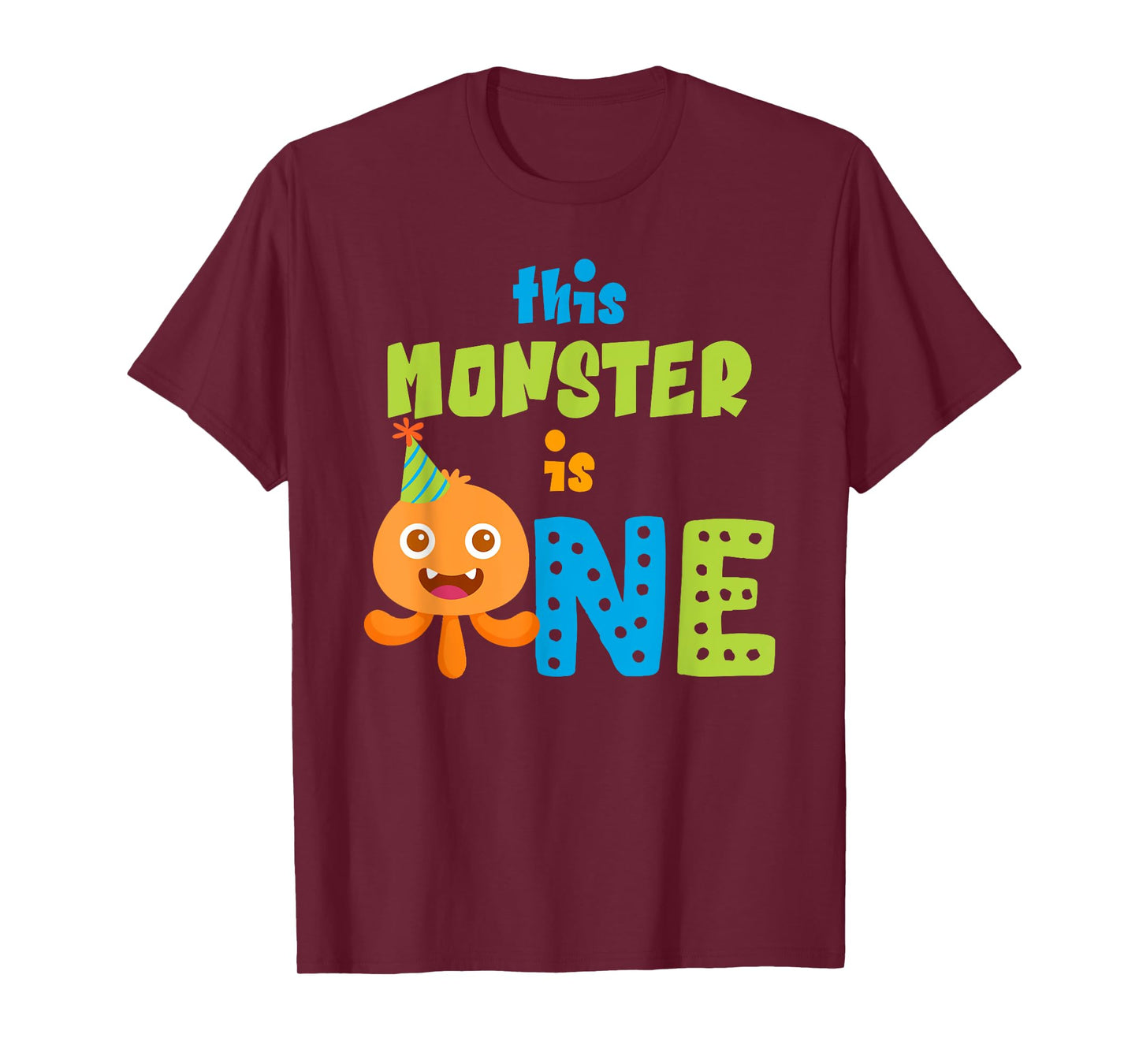 One of The Birthday Monster 1st Birthday Family T-Shirt