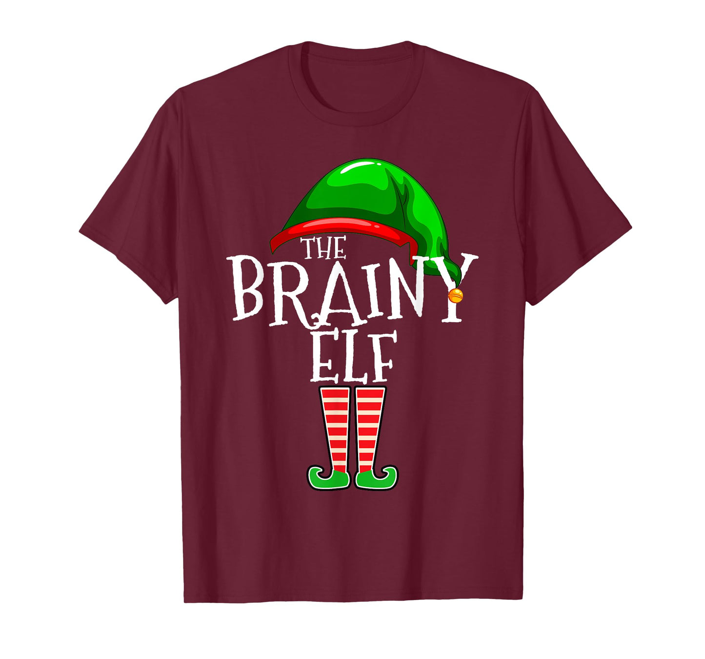 The Brainy Elf Group Matching Family Christmas Smart T-Shirt