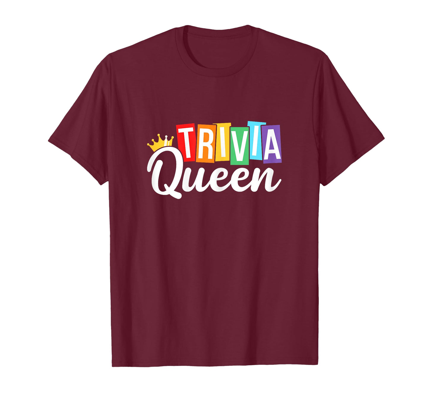 Trivia Queen Trivia Night Quiz Game Trivia Team Women Funny T-Shirt