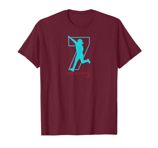 Corbin Carroll 7 - Arizona Baseball T-Shirt