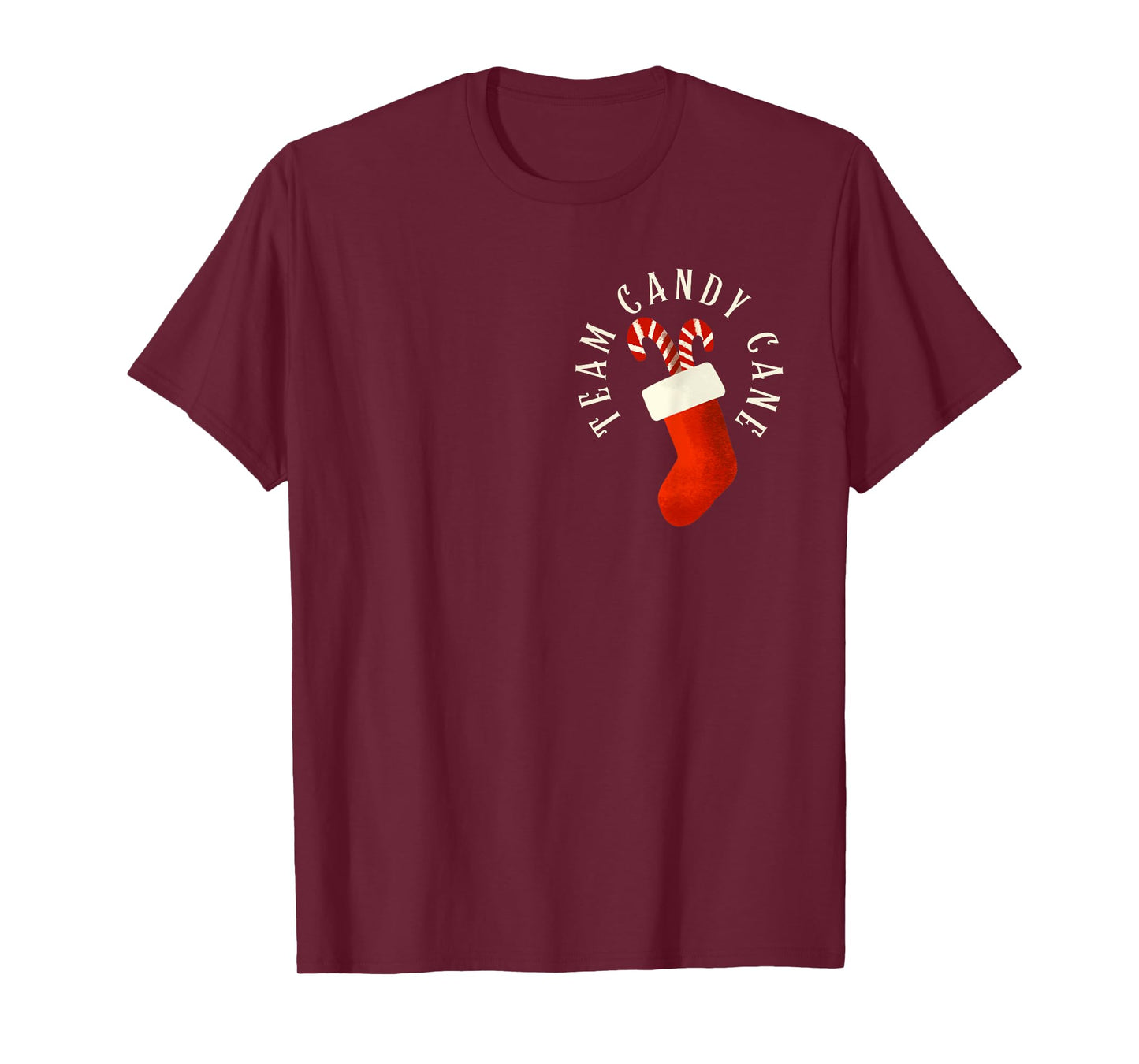 Team Candy Cane Xmas Matching Family Candy Cane Crew Pajamas T-Shirt