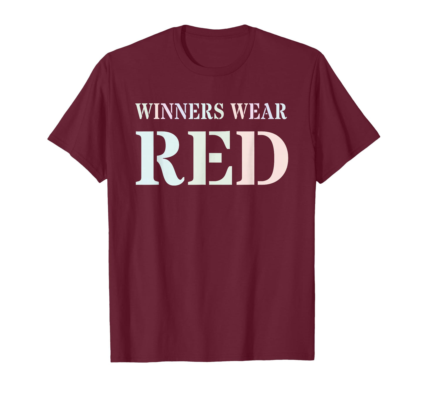 Bruh WINNERS WEAR RED Spirit Week War Game Team Building T-Shirt