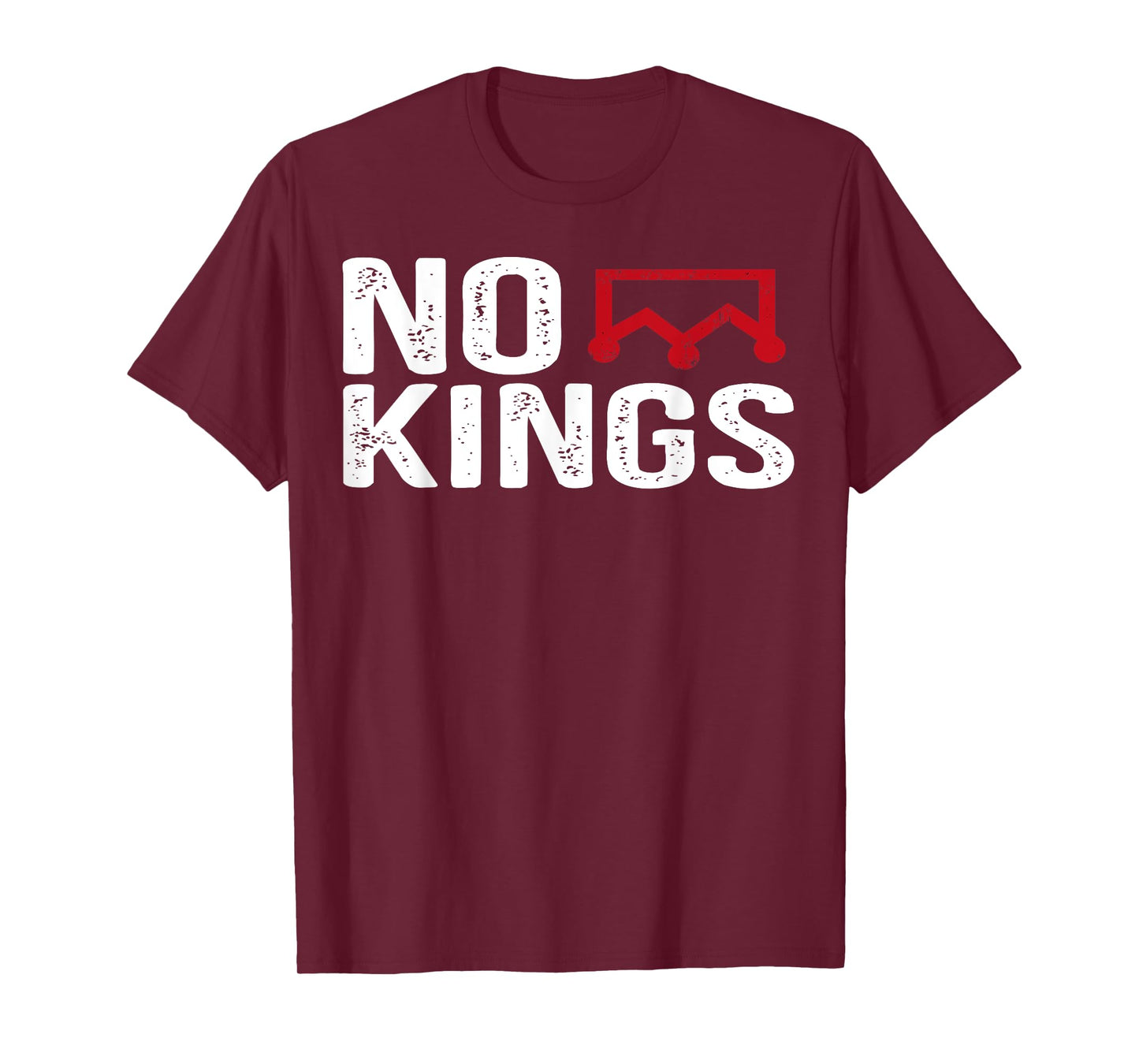 No Kings in America Flag Protest Save Democracy Sign Protest T-Shirt