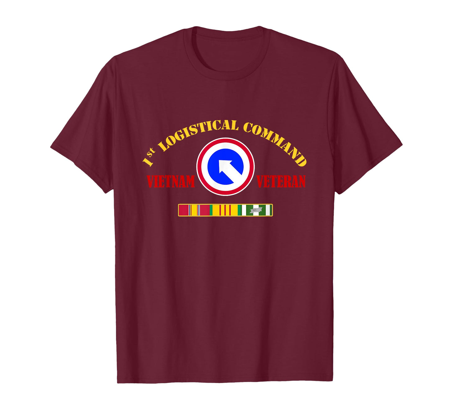 1st Logistical Command Vietnam Veteran Veterans Day Papa T-Shirt