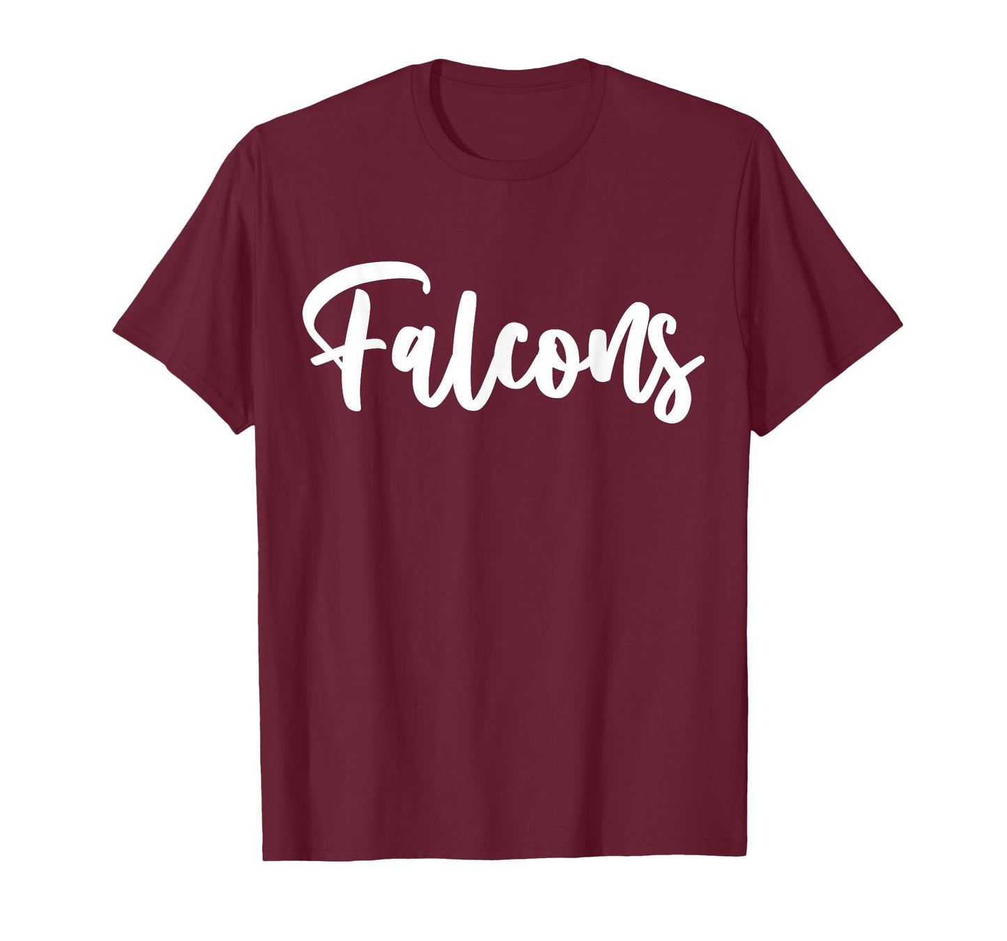 Falcons School Sports Team Mascot Town Go College Athlete T-Shirt