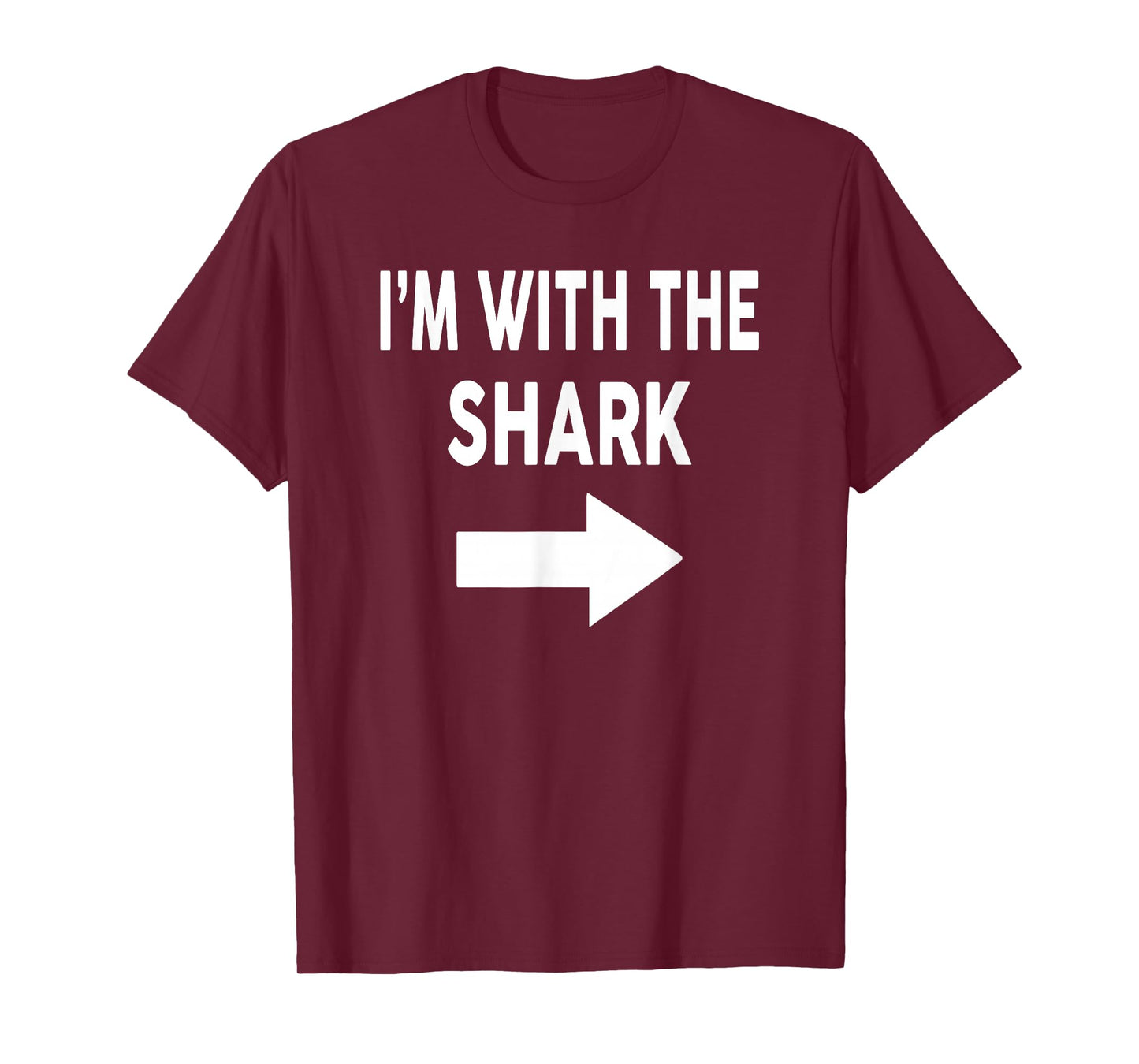 I'm With The SHARK T-Shirt Halloween Costume T-Shirt