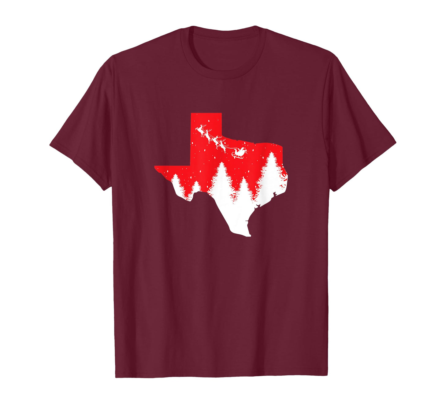 Texas Matching Family Christmas Shirts Pajamas Top T-Shirt