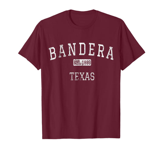 Bandera Texas TX Vintage T-Shirt