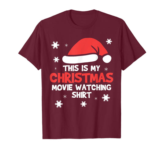This Is My Christmas Movie Watching Shirt T-Shirt