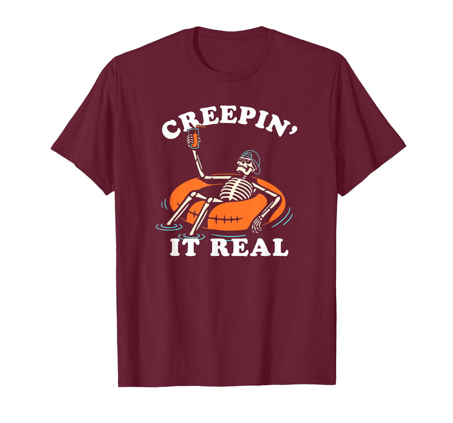 Trendy Halloween Vintage Creepin' it Real T-Shirt