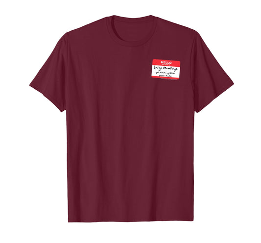 The Princess Bride Inigo Montoya Name Tag T-Shirt