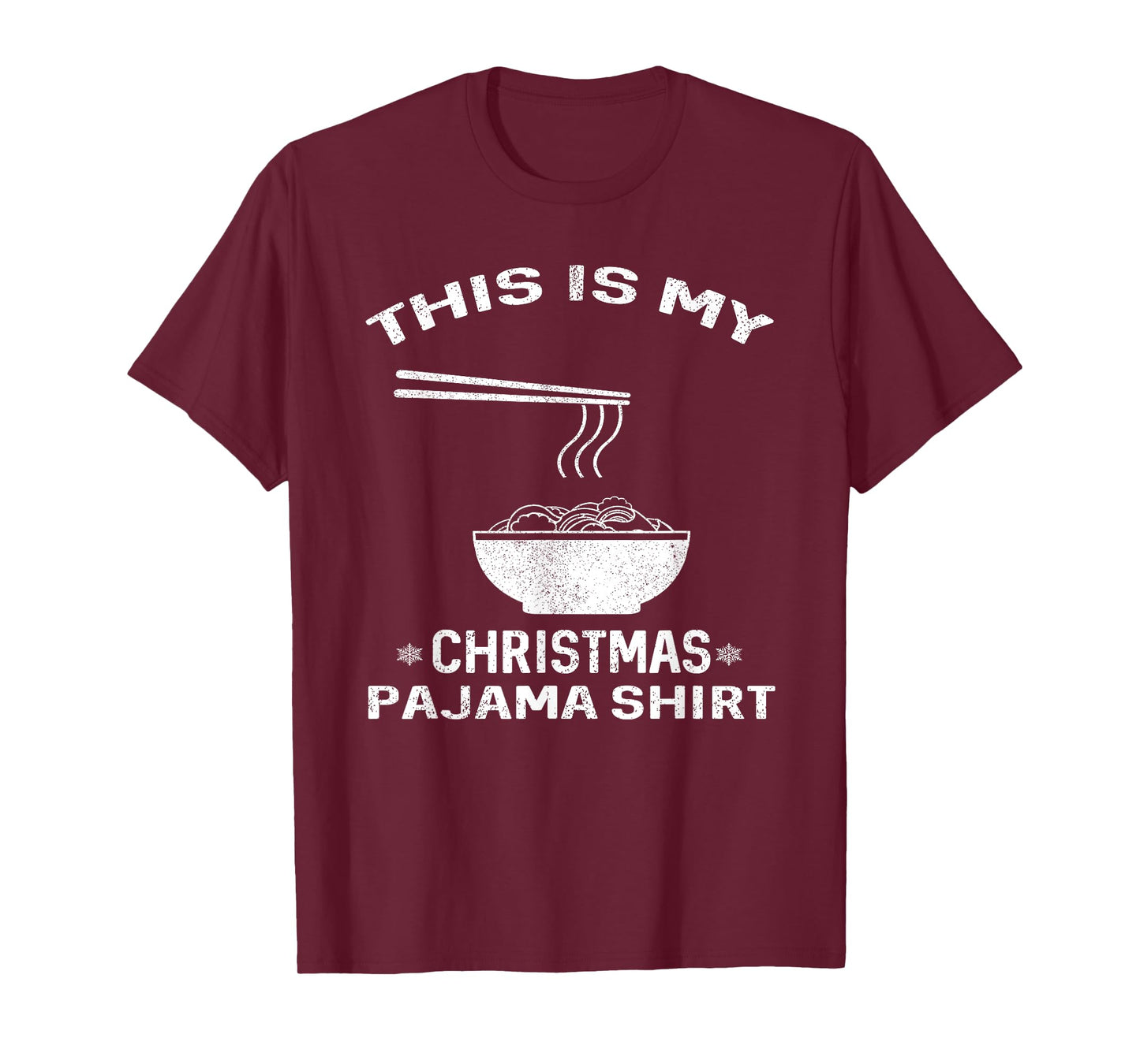 Japanese Ramen Christmas Pajama- Noodles xmas T-Shirt