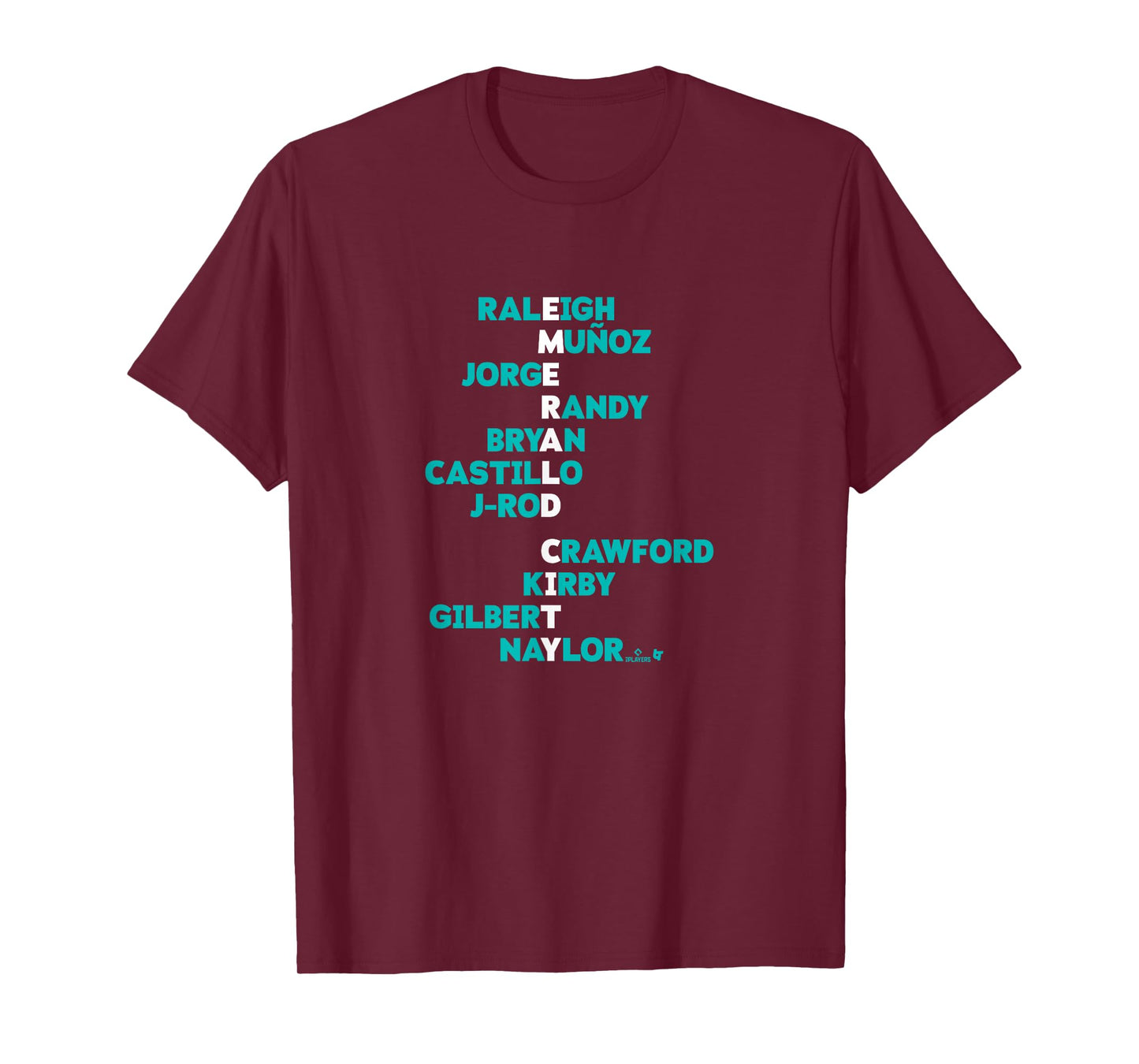 Emerald City Acrostic - Seattle Baseball T-Shirt
