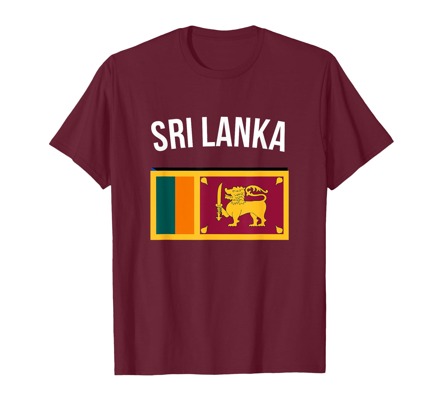Sri Lanka T-shirt Sri Lankan Flag Tee Pride Travel Souvenir T-Shirt