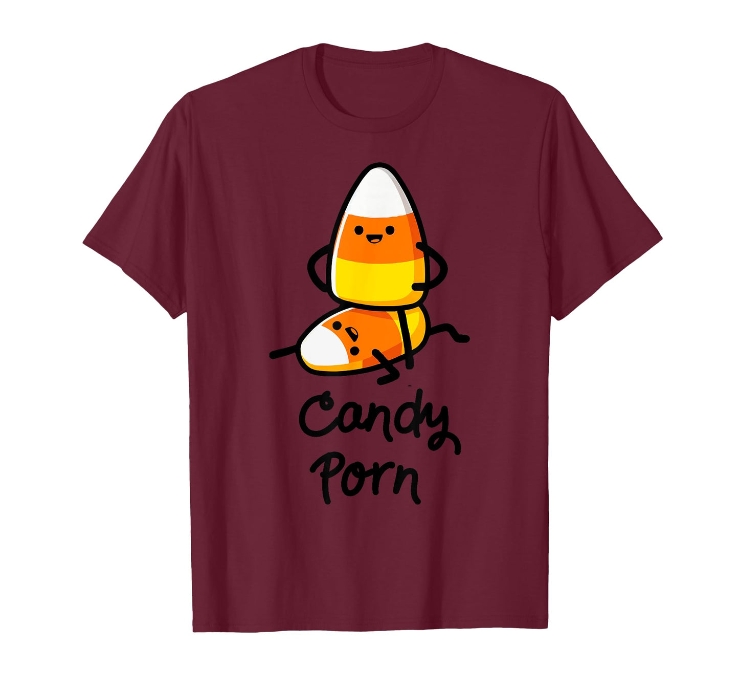 Funny Sarcastic Joke Candy Porn Lazy Halloween Costume Tee T-Shirt